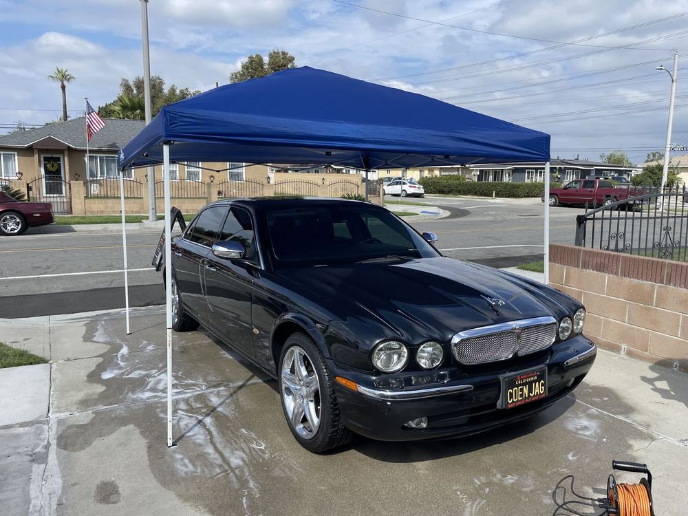 Classic black Jaguar XJ