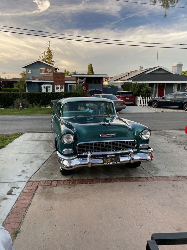 Classic green Chevrolet