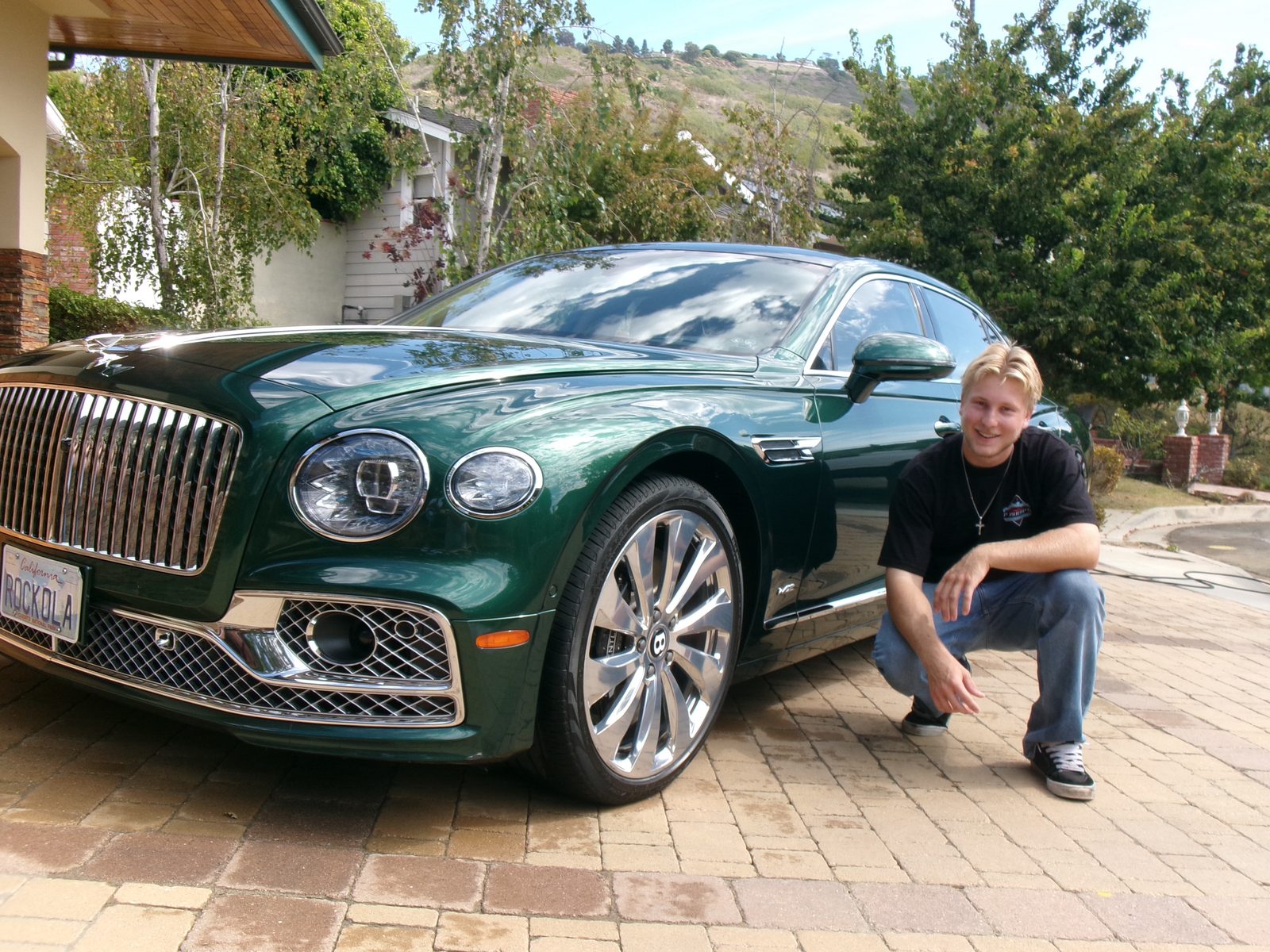 Bentley Flying Spur after a full detail
